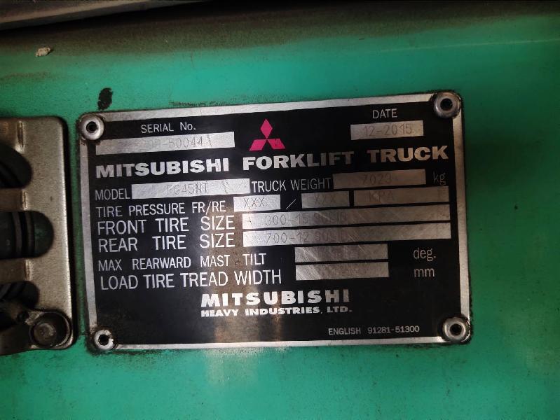 CGM Code-1808060 MITSUBISHI FG45NT(2016) Details